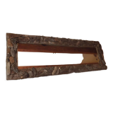 Mirror with driftwood frame