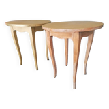 Paire de tables tulipes 1950