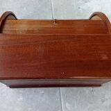 Old mail organizer with curtain