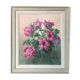Table HST "Bouquet de Pétunias" Flowers by Raymond Périsse (Nancy) - frame