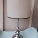 Lamp 70 in chrome metal