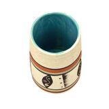 Interesting Bay Keramik ceramic vase, New look, Germany 1970s.
