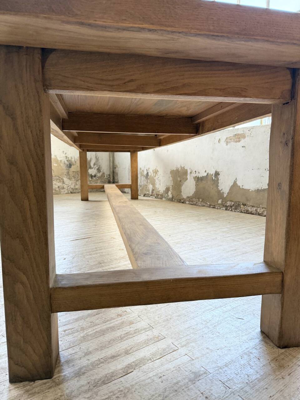 XXL solid oak farmhouse table 3.5m