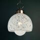 Mid-Century White Murano Suspension, Italy, 1960s