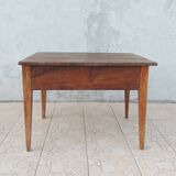 Rustic table in solid oak