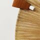 Suspension en sisal et teck par Temde