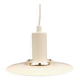Une lampe suspendue minimaliste blanche de Lyfa Danemark, années 1980.