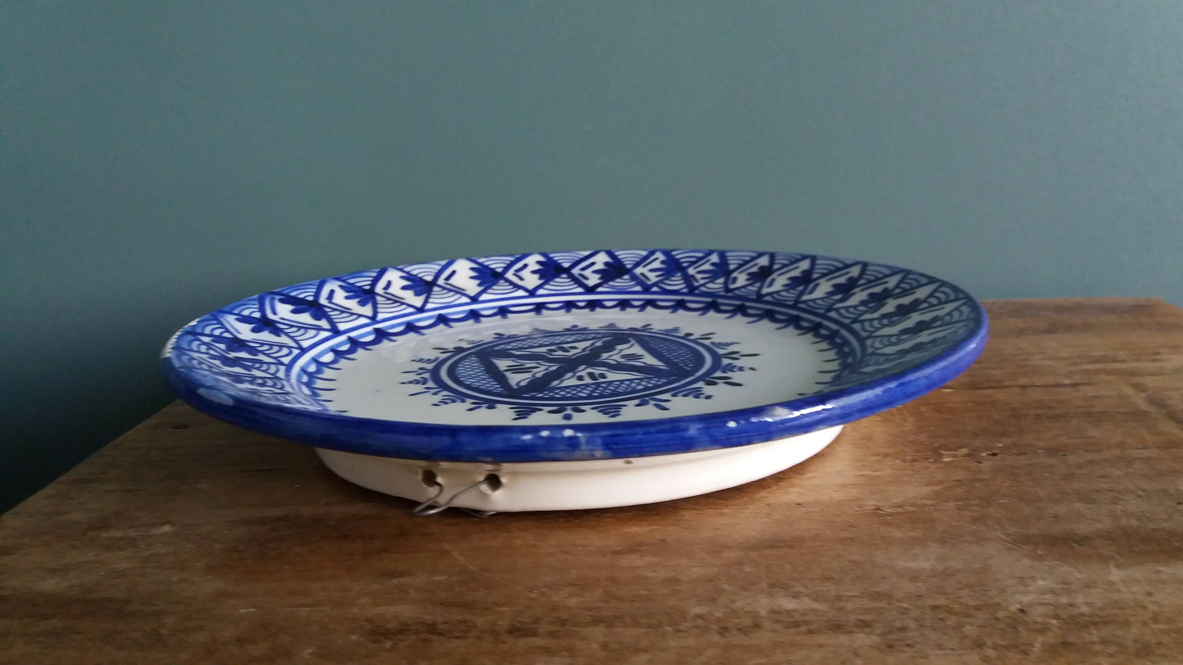Hand-painted decorative wall plate Spain