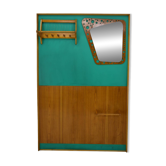 Mid-Century  Wall Mounted Coat Rack Czechoslovakia , 1970's