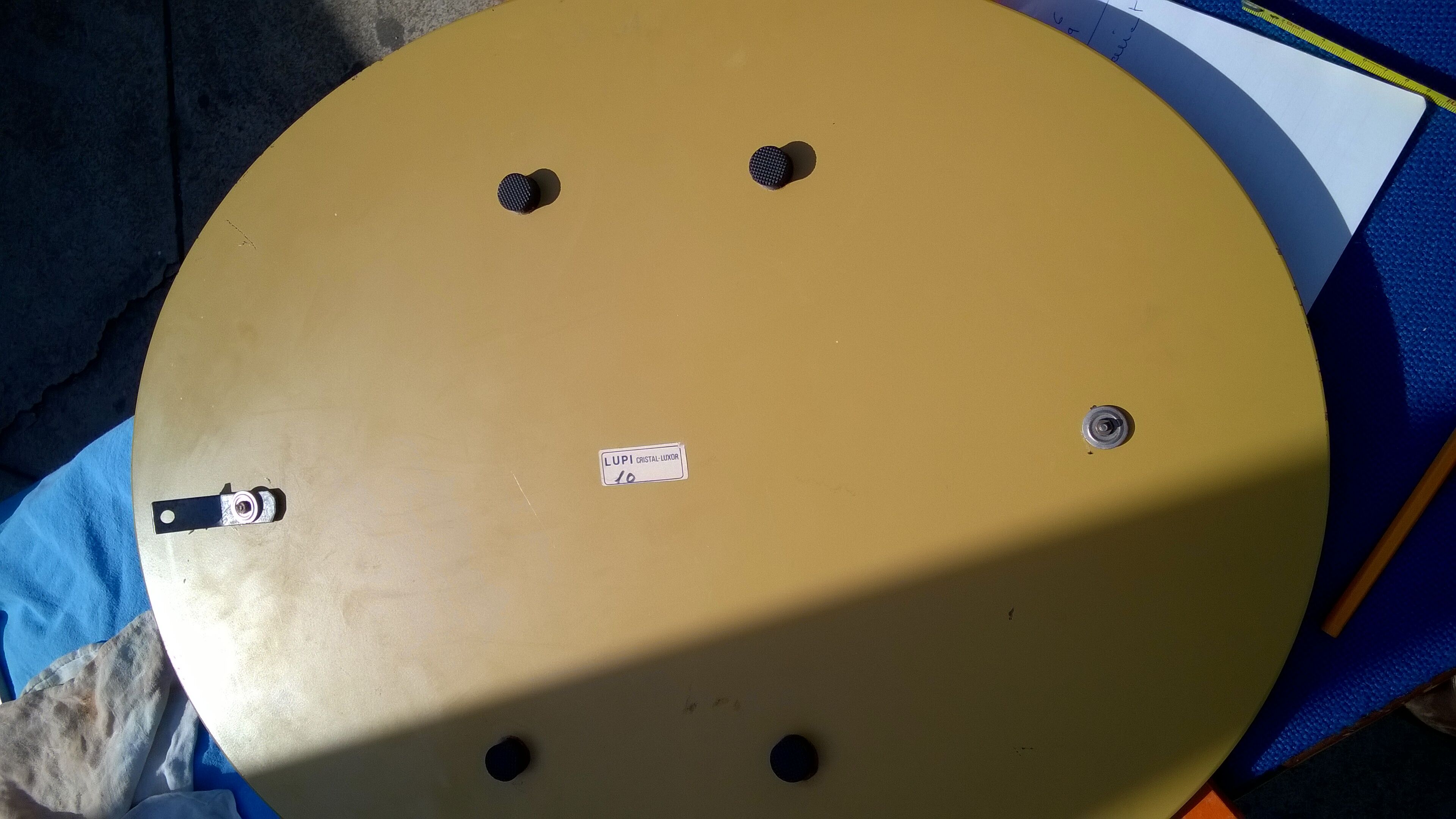 Luxor crystal oval mirror by Antonio Lupi