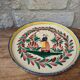 Old HB Henriot Quimper rimmed plate with Breton decor