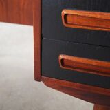 Teak desk, Danish design, 1970s, manufacturer: A.P. Møbler Svenstrup