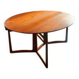 Extremely rare - Danish 20/59 vintage Drop Leaf table in teak by Peter Hvidt and Orla Mølgaard Nielsen for France & Søn - 6 - 8 people