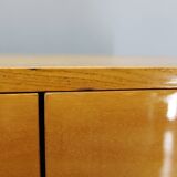 1960s Czechoslovakian maple veneer sideboard, high gloss finish