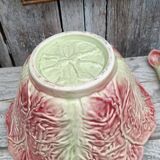 Pink cabbage slip salad bowl