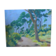Canvas depicting a Mediterranean forest landscape