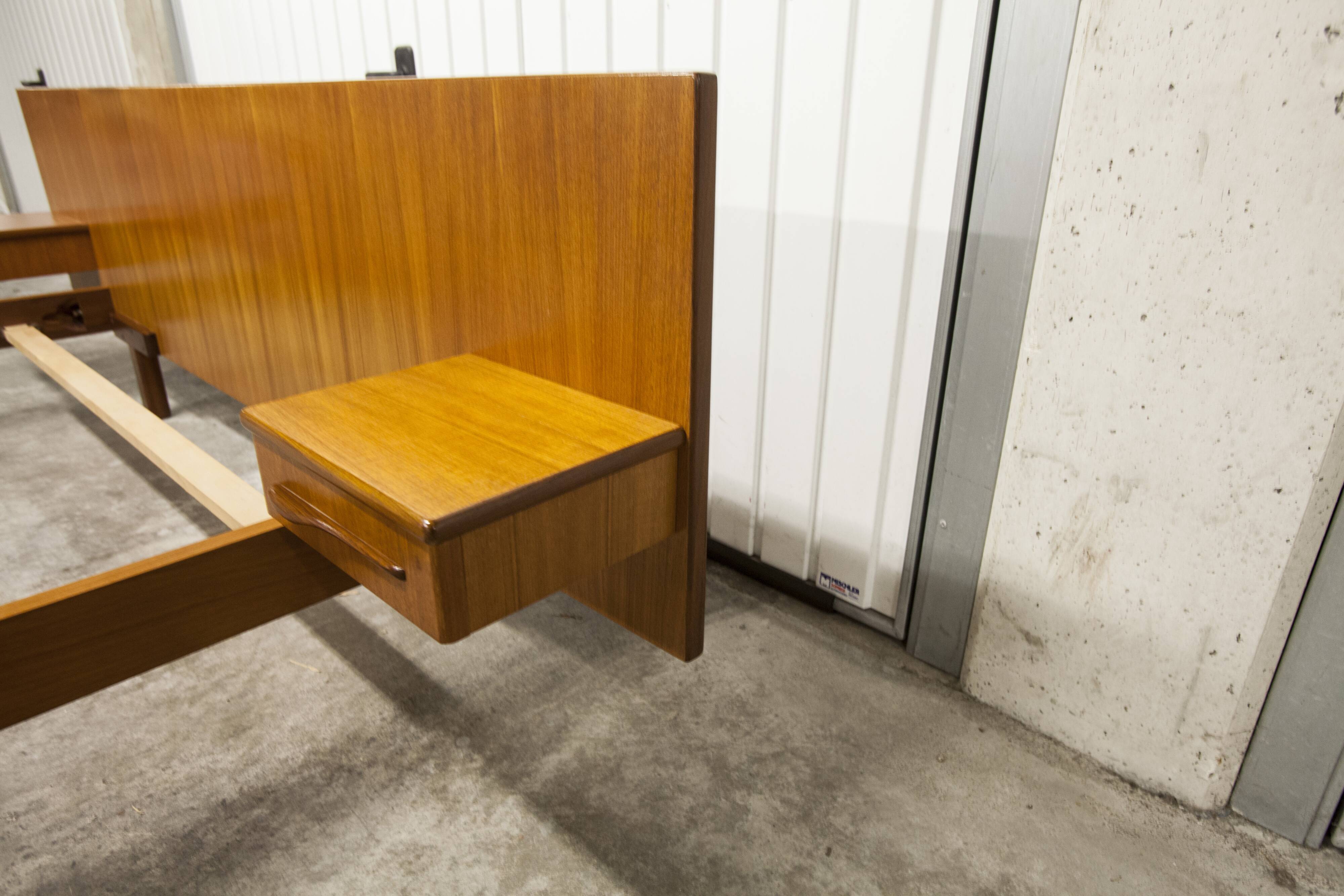 Scandinavian bed 1960 teak