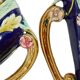 Art Nouveau Barbotine Majolica Vases Jardinière Set of 3
