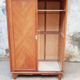 Vintage wardrobe with sliding doors