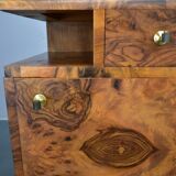 1935s pair of rare art deco bedside tables, Czechoslovakia