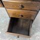 Bureau à cylindre en bois vintage