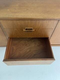 Large vintage designer teak sideboard by Nathan
