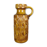 Large Pottery Super Fat Lava Multi-Color 485-45 "Onion" Vase by Scheurich, 1970s