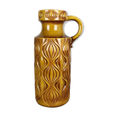 Large Pottery Super Fat Lava Multi-Color 485-45 "Onion" Vase by Scheurich, 1970s