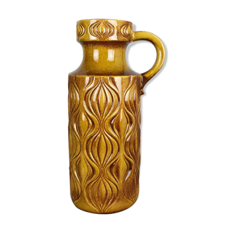 Vase par Scheurich fat lava multi-color 485-45 "Onion" années 1970