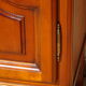 Shallow cherry wood showcase, Louis XV style