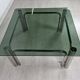 Vintage chrome coffee table
