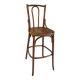 High chair in curved wood - mid. 20th century