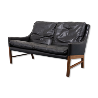 Modern Danish sculptural 2-seater sofa from Eilersen 1960