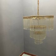 Murano Glass Rod Chandelier 1960’s 