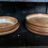 Set of 5 sandstone dessert and ravine plates