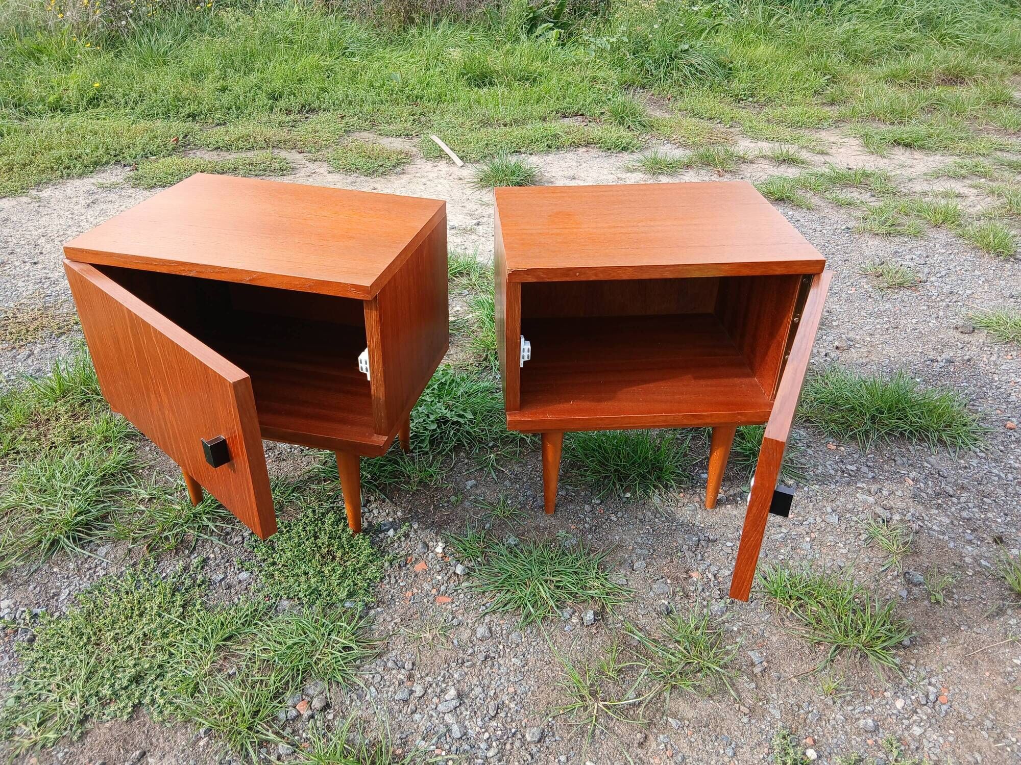 Vintage bedside tables