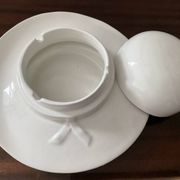 Vide poche vintage chapeau en porcelaine émaillée