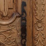 Pair of two Antique French Provincial hand carved doors, ca. 1880