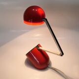 Space age design lamp kreo-lite na-718 red japan