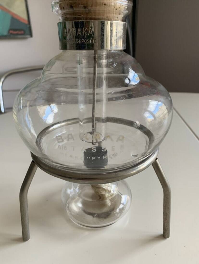 Vintage depression coffee maker from the 50s Baraka cona hellem Vintage depression coffee maker