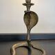 Vintage Cobra bronze candle holder from the 70s