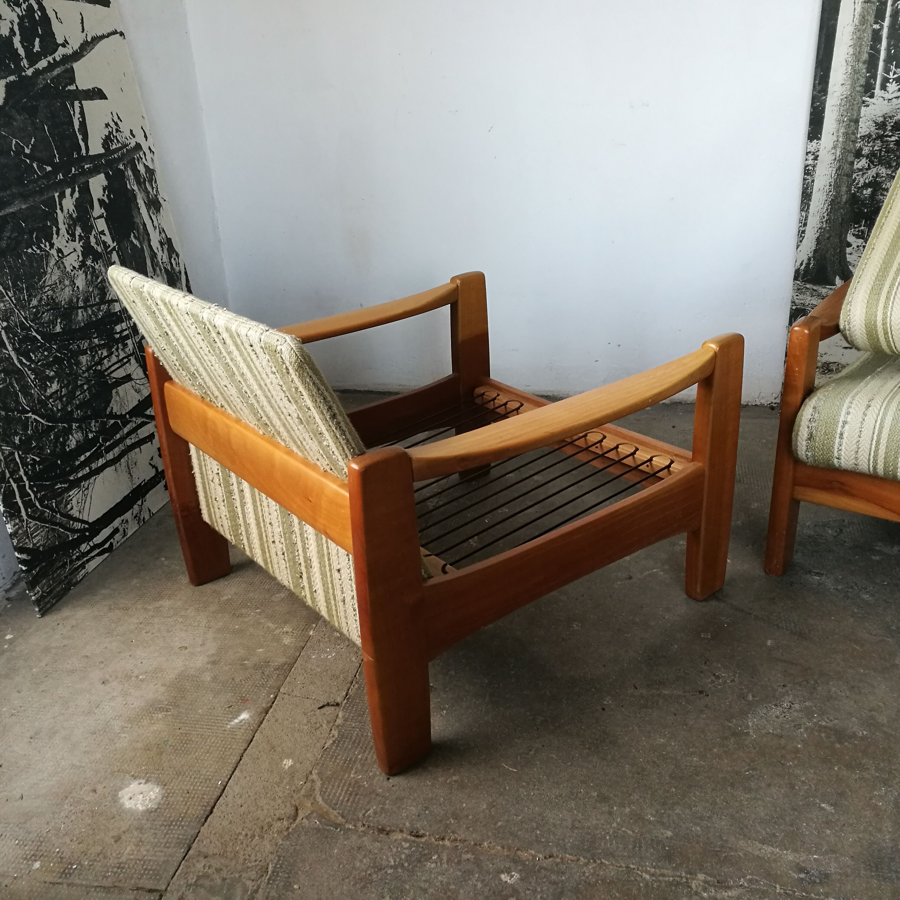 Pair of Scandinavian armchairs