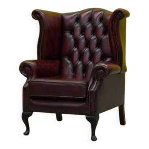 Fauteuil chesterfield - accoudoirs
