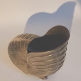 Champagne bucket shell shape Nautilus Giovanni Patrini brass Width 23.3 cm