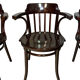 Set of three chairs model no.13 by Thonet 1920