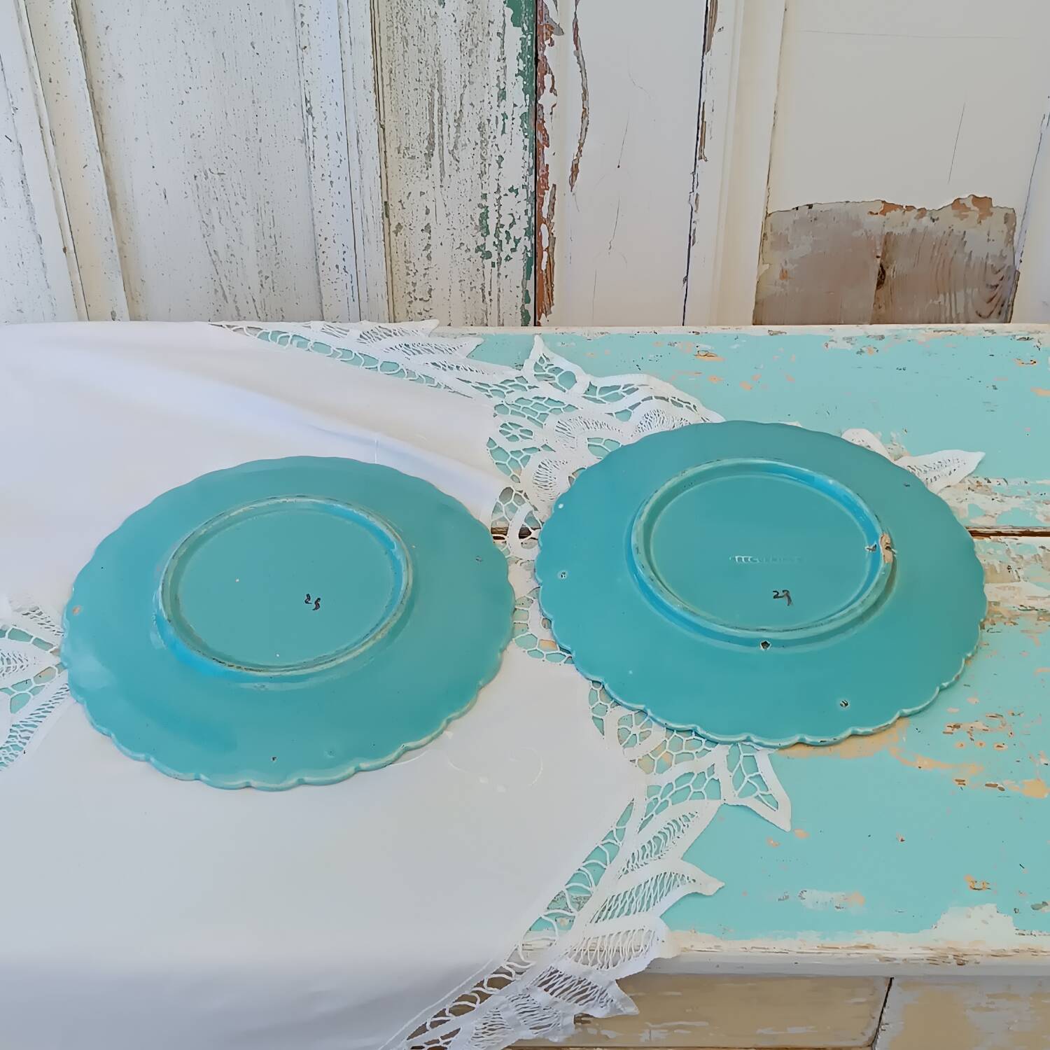 Assiette barbotine