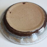 Lavender grey ceramic plate