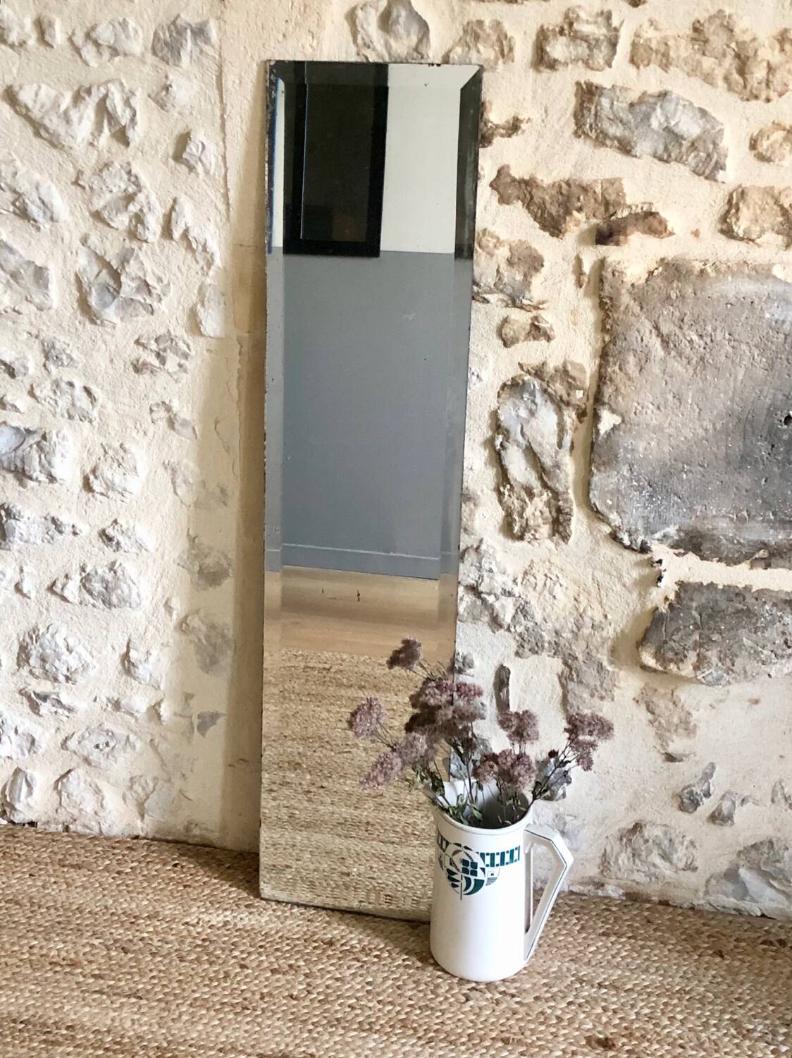 Antique bevelled mirror