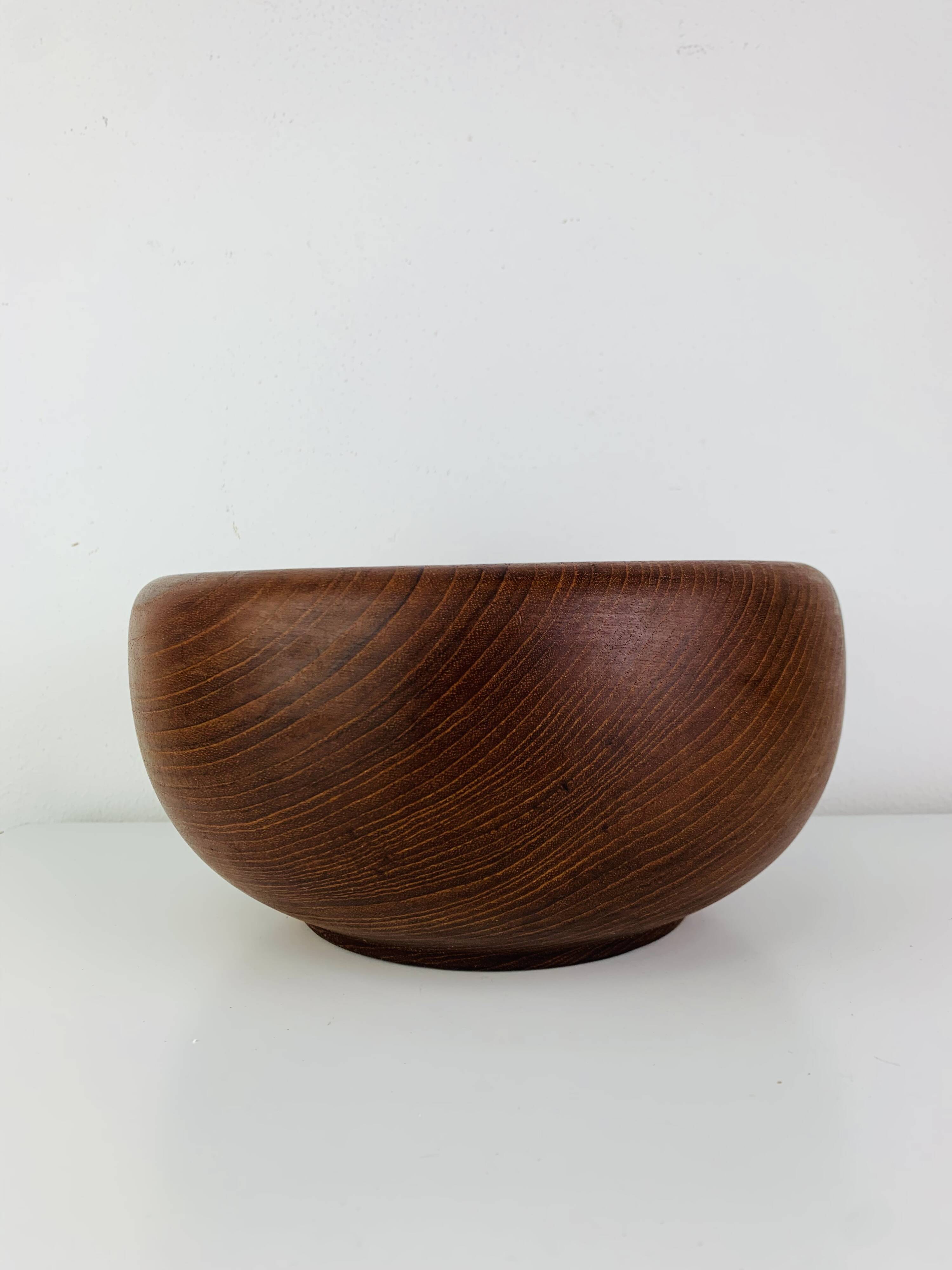 Danish teak fruit bowl, 1960s, Scandinavian.