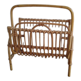 Rattan magazine holders
